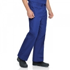 Unisex Drawstring Scrub Pants - Royal Blue